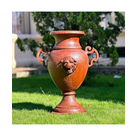 imagem do produto Vaso Decorativo Anfora Cara de Leao 85cm - VF037B Clássico Imponente