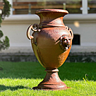 imagem do produto Vaso Decorativo Anfora Cara de Leao 85cm - VF037B Clássico Imponente