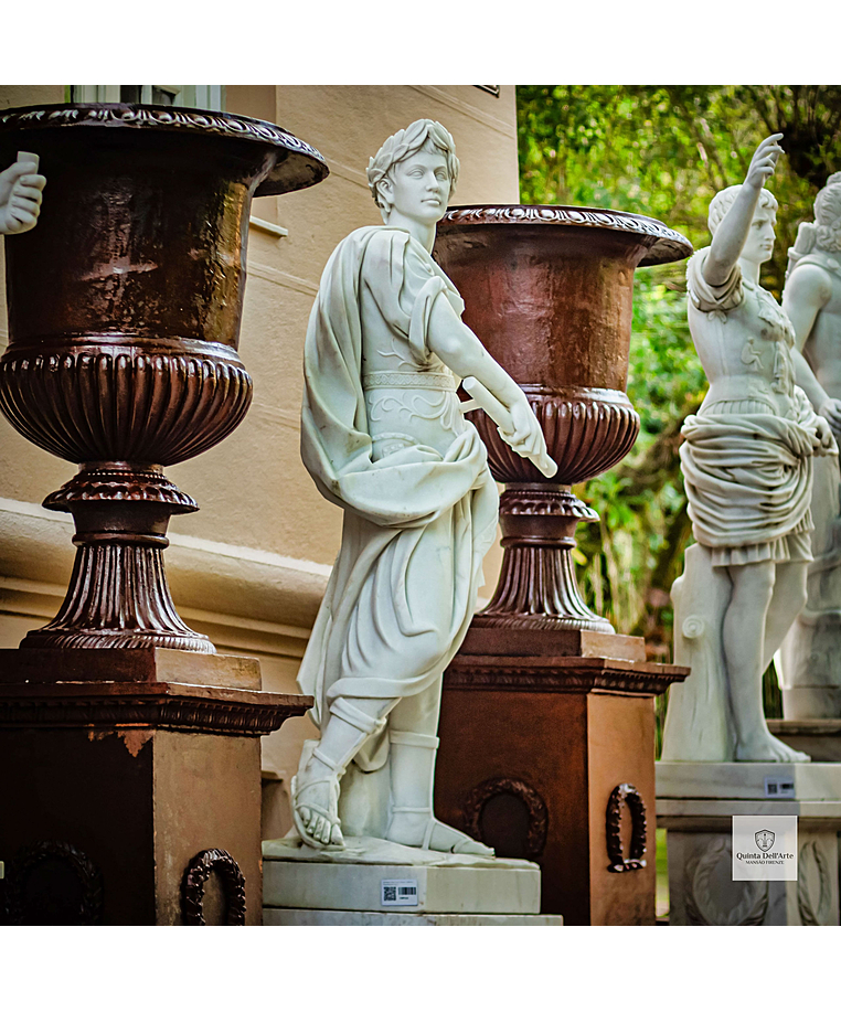 imagem do produto Vaso Decorativo Romano Liso GG 115cm - VF128