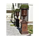 imagem do produto Vaso Romano Liso GG 115cm Ferro Fundido VF128 Elegância Clássica Monumental