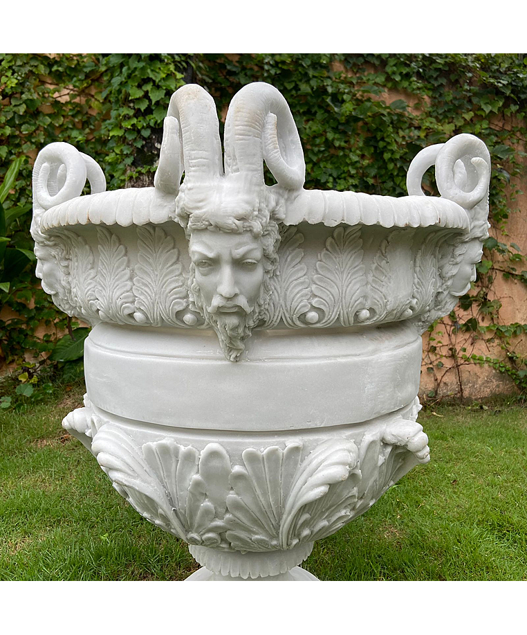 imagem do produto Vaso Sátiro 70cm - VML136 Clássico Escultural