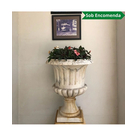 imagem do produto Vaso Taça Mármore Branco 70cm - VMP114 Elegância Clássica